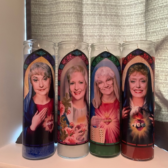 The Eternal Flame Candles Other - Patron Saints of Golden Girls Candle set of 4